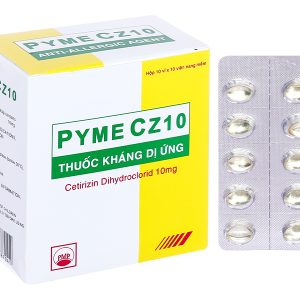Pyme CZ10 trị viêm mũi dị ứng, mày đay (10 vỉ x 10 viên)