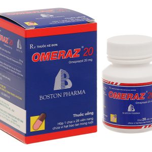 Omeraz 20 phòng và trị tái phát loét dạ dày, tá tràng lọ 28 viên