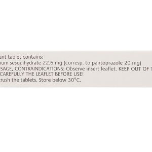 Pantoloc 20mg phòng và trị trào ngược dạ dày, thực quản (1 vỉ x 14 viên)