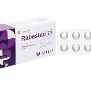 Rabestad 20 trị trào ngược dạ dày, thực quản (3 vỉ x 10 viên)