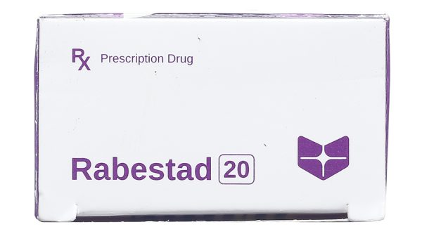 Rabestad 20 trị trào ngược dạ dày, thực quản (3 vỉ x 10 viên)