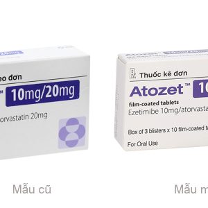 Atozet 10mg/20mg phòng ngừa các bệnh tim mạch (3 vỉ x 10 viên)
