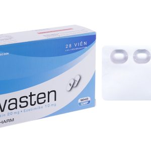Ezvasten 20/10mg trị tăng mỡ máu (4 vỉ x 7 viên)