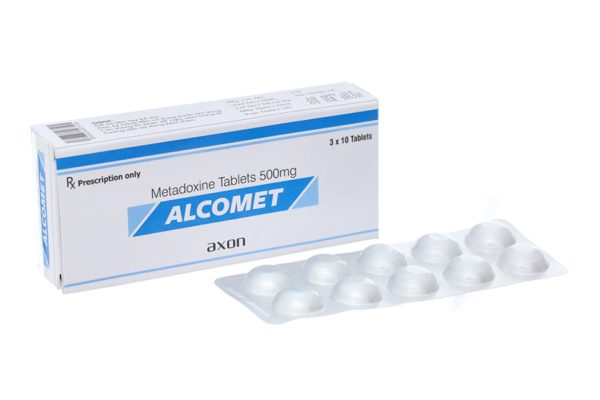 Alcomet 500mg giải độc rượu, hỗ trợ trị bệnh lý về gan (3 vỉ x 10 viên)