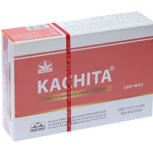 Kachita Nhất Nhất trị nhiệt miệng, viêm họng (2 vỉ x 10 viên)