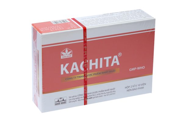 Kachita Nhất Nhất trị nhiệt miệng, viêm họng (2 vỉ x 10 viên)