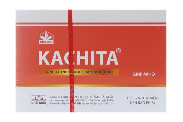 Kachita Nhất Nhất trị nhiệt miệng, viêm họng (2 vỉ x 10 viên)