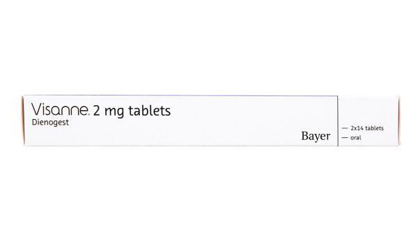 Visanne 2mg tablets trị lạc nội mạc tử cung (2 vỉ x 14 viên)