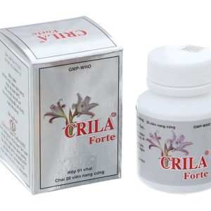 Crila Forte trị phì đại tuyến tiền liệt, u xơ tử cung chai 20 viên