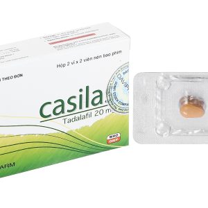 Casilas 20mg trị rối loạn cương dương (2 vỉ x 2 viên)