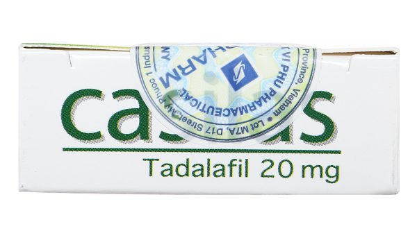 Casilas 20mg trị rối loạn cương dương (2 vỉ x 2 viên)