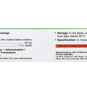 Casilas 20mg trị rối loạn cương dương (2 vỉ x 2 viên)