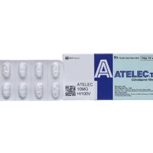 Atelec Tablets 10 trị tăng huyết áp (10 vỉ x 10 viên)