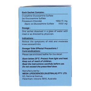 Thuốc bột Flexsa 1500 giảm triệu chứng viêm khớp gối (30 gói x 3.7g)