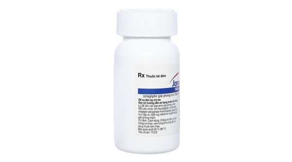 Janumet XR 100mg/1000mg trị đái tháo đường lọ 28 viên