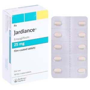 Jardiance 25mg điều trị đái tháo đường tuýp 2, suy tim (3 vỉ x 10 viên)