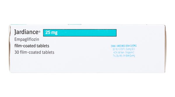 Jardiance 25mg điều trị đái tháo đường tuýp 2, suy tim (3 vỉ x 10 viên)