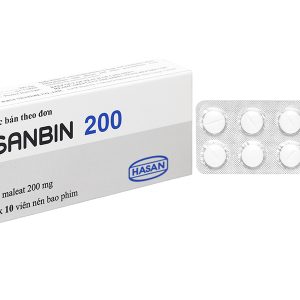 Hasanbin 200 trị rối loạn đường tiêu hóa (3 vỉ x 10 viên)