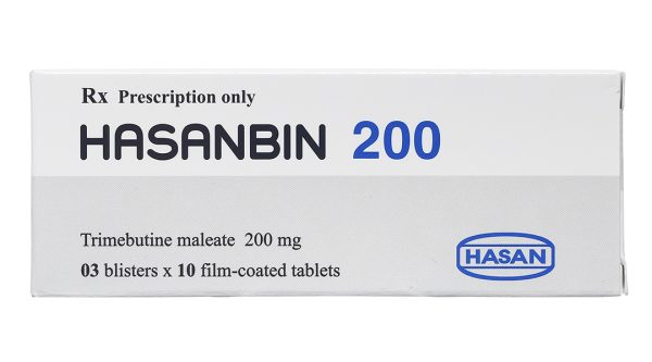 Hasanbin 200 trị rối loạn đường tiêu hóa (3 vỉ x 10 viên)