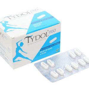 Tydol 650 hạ sốt, giảm đau từ nhẹ đến trung bình (10 vỉ x 10 viên)