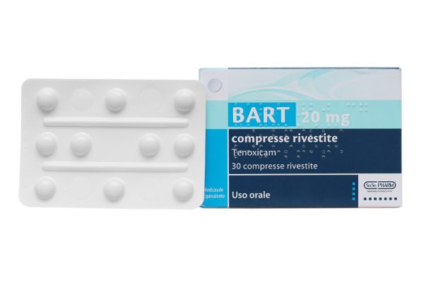 Bart 20mg trị viêm khớp dạng thấp, viêm xương khớp (3 vỉ x 10 viên)