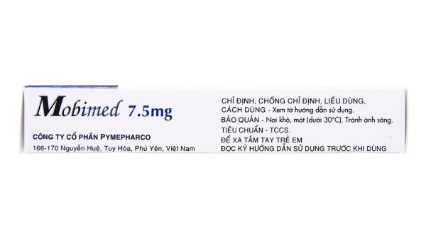 Mobimed 7.5mg giảm đau, kháng viêm xương khớp (2 vỉ x 10 viên)