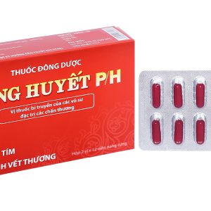 Long Huyết P/H trị sưng đau, bầm tím (2 vỉ x 12 viên)