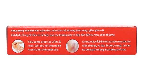 Long Huyết P/H trị sưng đau, bầm tím (2 vỉ x 12 viên)
