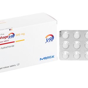 Glucophage XR 500mg trị đái tháo đường tuýp 2 (4 vỉ x 15 viên)