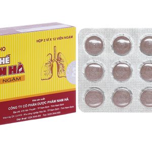 Viên ngậm Bổ phế Nam Hà trị ho, tiêu đờm (2 vỉ x 12 viên)