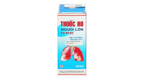 Thuốc ho người lớn OPC trị ho đàm, viêm nhiễm đường hô hấp chai 90ml