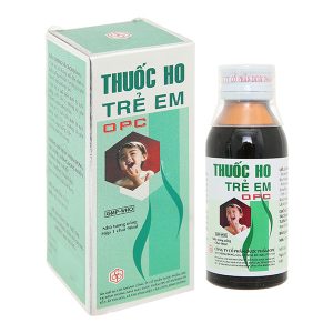 Thuốc ho trẻ em OPC trị các chứng ho, đau họng chai 90ml