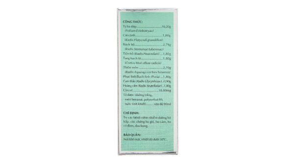 Thuốc ho trẻ em OPC trị các chứng ho, đau họng chai 90ml