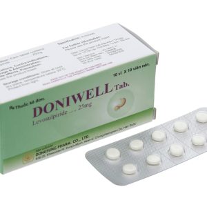 Doniwell Tab 25mg trị tâm thần phân liệt (10 vỉ x 10 viên)