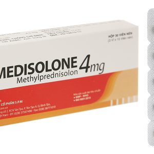 Medisolone 4mg thuốc chống viêm (3 vỉ x 10 viên)