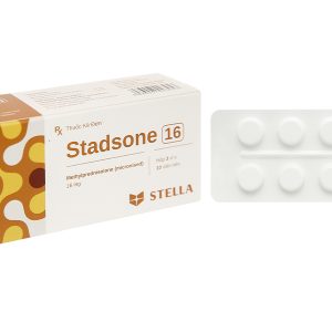 Stadsone 16 thuốc kháng viêm, ức chế miễn dịch (3 vỉ x 10 viên)