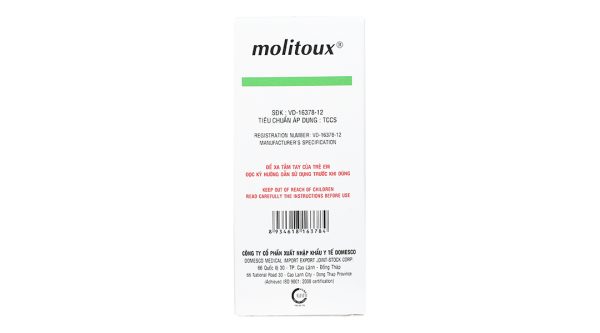 Molitoux 50mg loãng đàm trong bệnh lý hô hấp (2 vỉ x 15 viên)