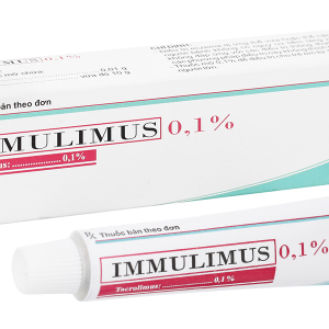 Thuốc mỡ bôi da Immulimus 0.1% trị eczema tuýp 10g