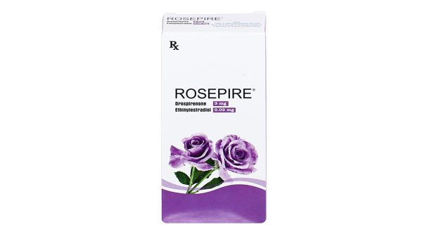 Rosepire 3mg/0.02mg thuốc tránh thai hằng ngày (1 vỉ x 28 viên)