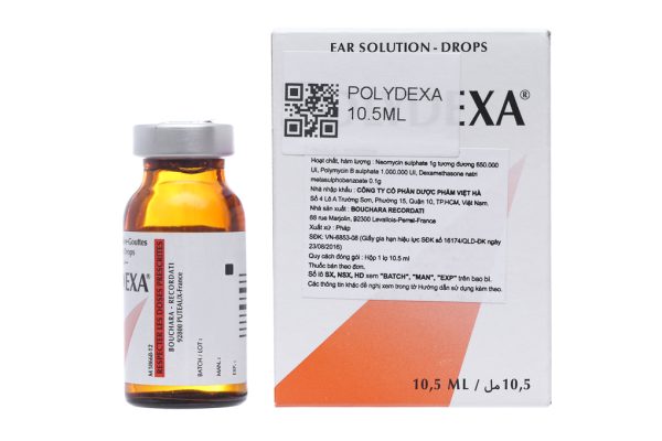 Dung dịch nhỏ tai Polydexa trị viêm tai lọ 10.5ml