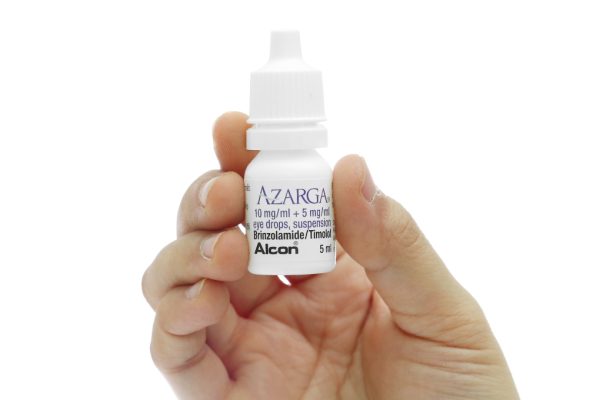 Hỗn dịch nhỏ mắt Azarga trị tăng nhãn áp lọ 5ml