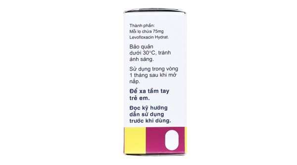 Dung dịch nhỏ mắt Cravit 1.5% trị nhiễm khuẩn mắt lọ 5ml