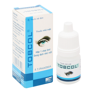 Thuốc nhỏ mắt Tobcol trị nhiễm khuẩn ngoài nhãn cầu chai 5ml