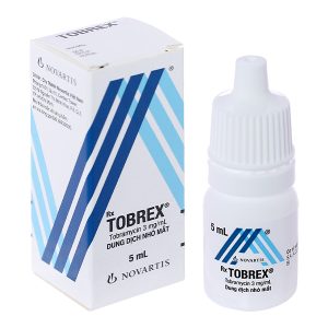 Dung dịch nhỏ mắt Tobrex 0.3% trị nhiễm trùng nhãn cầu chai 5ml