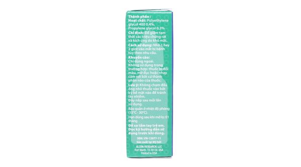 Dung dịch nhỏ mắt Systane giảm kích ứng mắt, khô mắt lọ 15ml