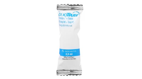 Dung dịch nhỏ mắt DuoTrav làm giảm áp lực nội nhãn chai 2.5ml