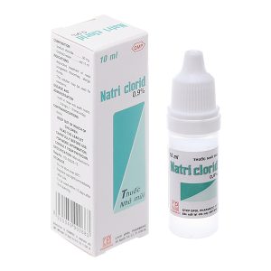 Dung dịch nhỏ mũi Natri Clorid Pharmedic 0.9% hỗ trợ trị nghẹt mũi, sổ mũi lọ 10ml