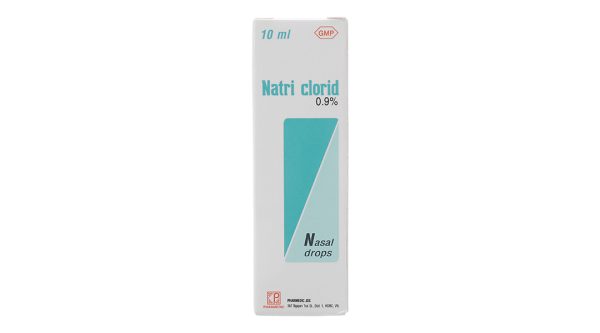 Dung dịch nhỏ mũi Natri Clorid Pharmedic 0.9% hỗ trợ trị nghẹt mũi, sổ mũi lọ 10ml