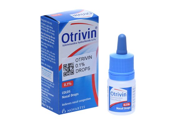 Dung dịch nhỏ mũi Otrivin 0.1% giảm triệu chứng nghẹt mũi, viêm mũi dị ứng chai 10ml