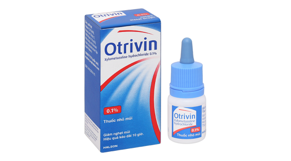 Dung dịch nhỏ mũi Otrivin 0.1% giảm triệu chứng nghẹt mũi, viêm mũi dị ứng chai 10ml